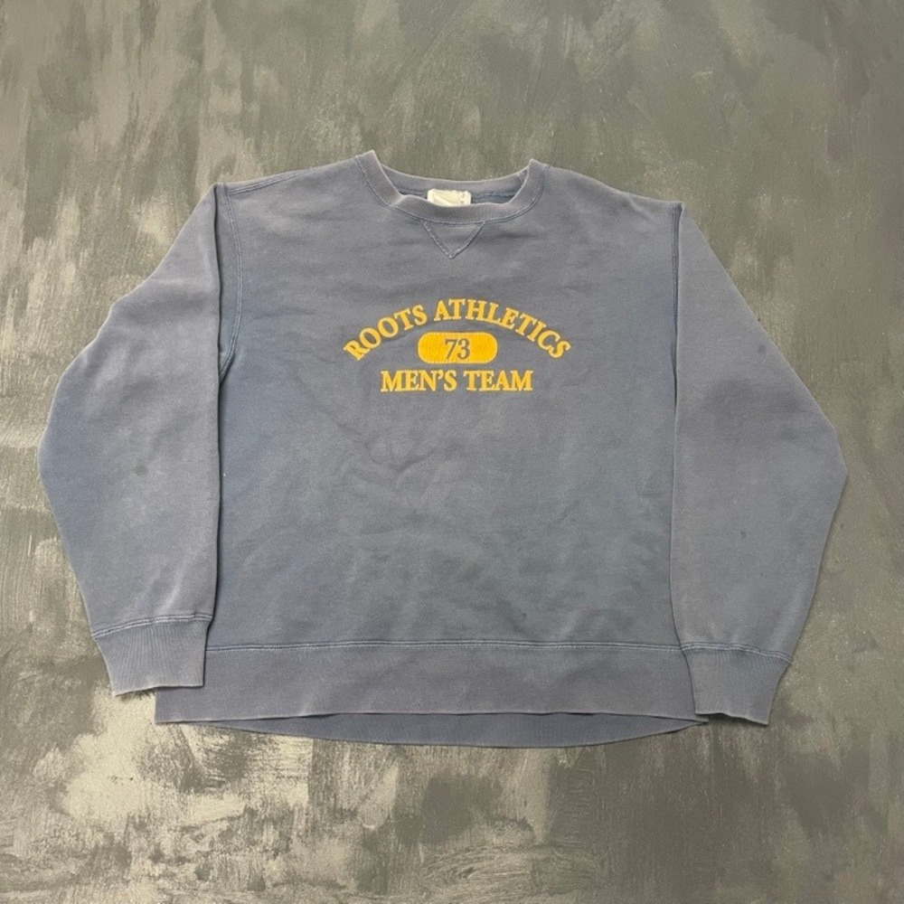 VintageRoots Athletics Sweatshirt XL Blue 1990s Good  73 Mens Team Roots‎ 73